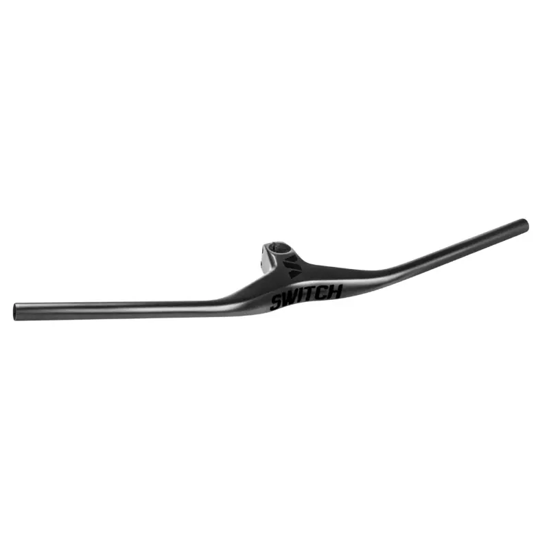 Cintre VTT droit Concorde Switch avec potence intégrée full carbone 760 mm - Potence 80 mm pivot 1" 1-8