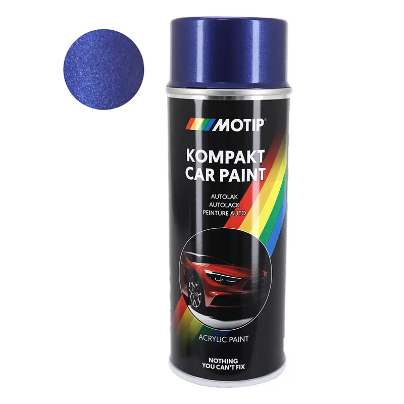 Peinture en spray compact Motip 53922 400 ml bleu métallisé