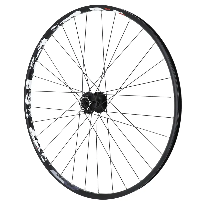 Roue VTT avant 29" Velox Karma - Moyeu Shimano M475 - Disque 6 trous - 32 rayons - Jante 21C - Noir