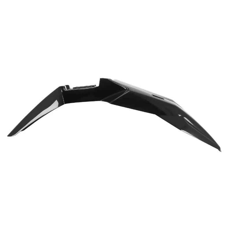 Kotflügel vorne adaptierbar Derbi 50 Senda Xtreme 2018+ / Gilera 50 RCR 2018+ / SMT 2018+ / Aprilia 50 RX, SX 2018+ hochglanzschwarz P2R — Ansicht 2