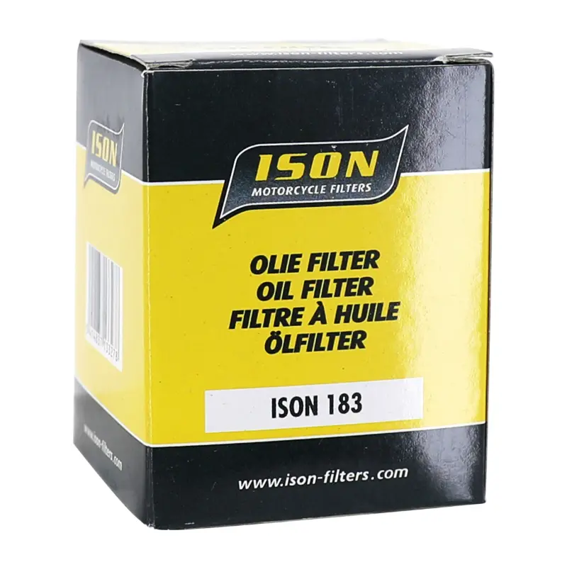 Ölfilter Maxiscooter adaptierbar piaggio 125 x evo, X7, X8, X9, MP3, liberty, fly, vespa GT-LX, 250 MP3, X9 - aprilia 125 atlantic 2002+2011 - gilera 125 nexus 2007+ (equivalent HF183) -Ison 183 — Ansicht 3