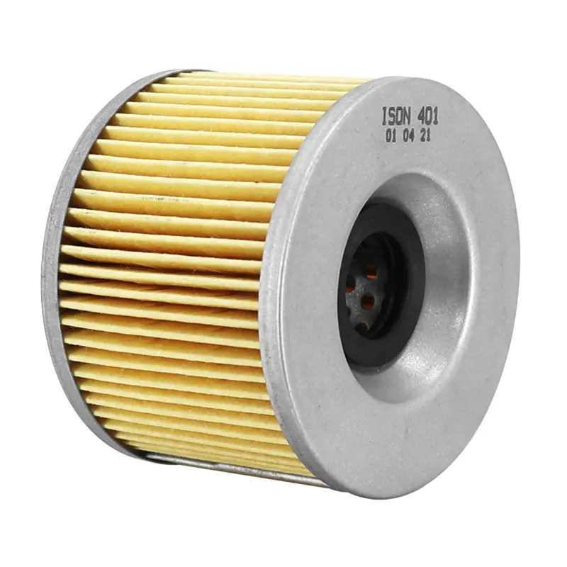 Filtre a huile moto adaptable kawasaki z 650, z 750, 900 ninja - triumph 900 daytona, 1200 trophy - yamaha 1000 FJ, 1300 XJR - honda 1200 gold wing (76X56MM) (equivalent HF401) -Ison 401