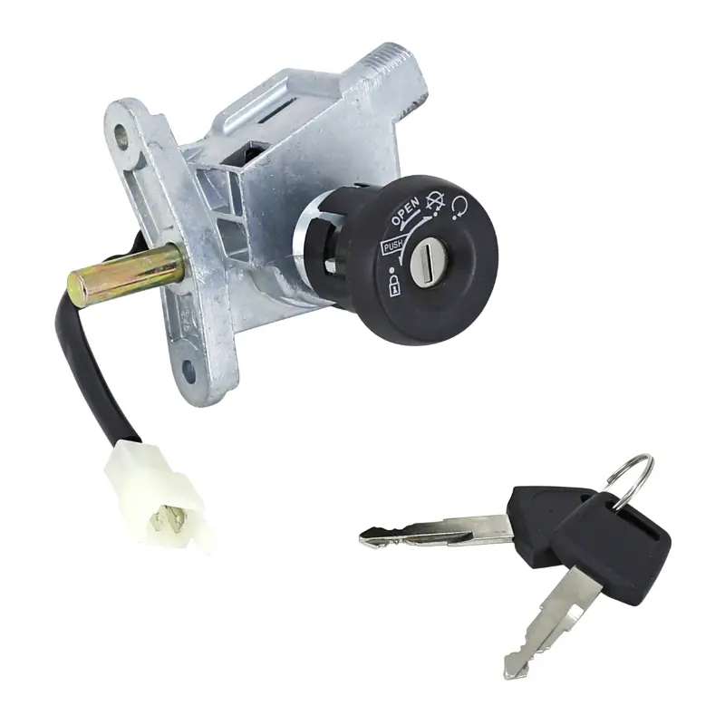 Contacteur à clé adaptable MBK 50 Ovetto 2008+ / Yamaha 50 Néos 2008+ (2 fils)