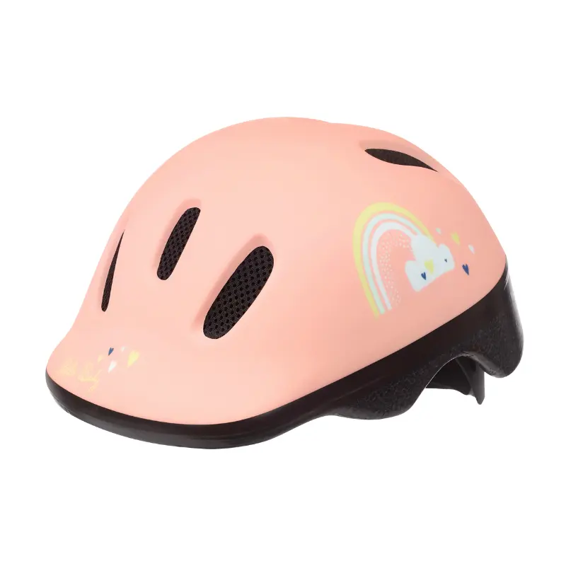Casque vélo enfant Polisport Happy Rainbow rose 44-48 cm