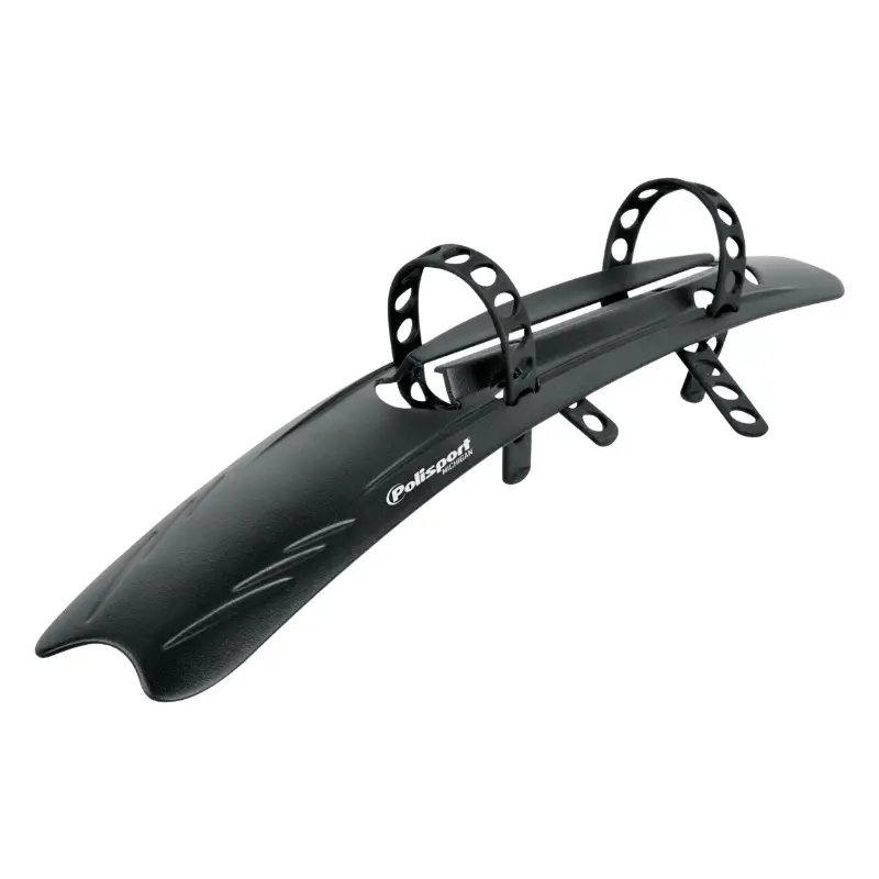 Garde-boue route Polisport Michigan noir sur tube diagonal