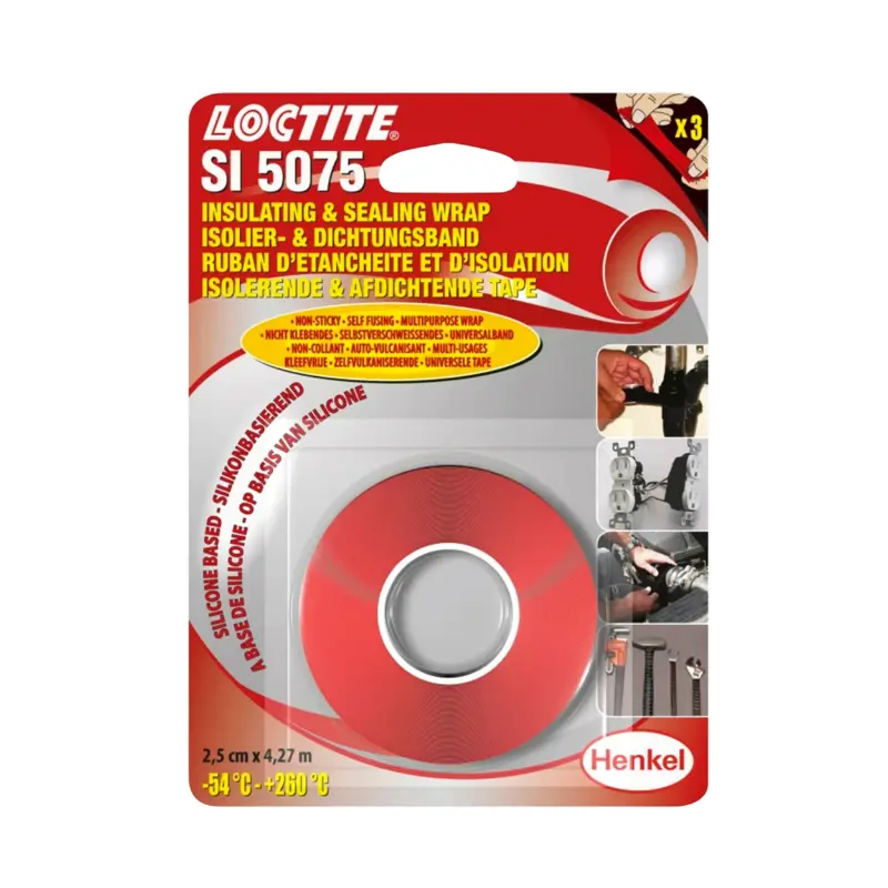 Loctite SI 5075 rot Dichtungs- und Isolierband 25 mm x 4,27 m