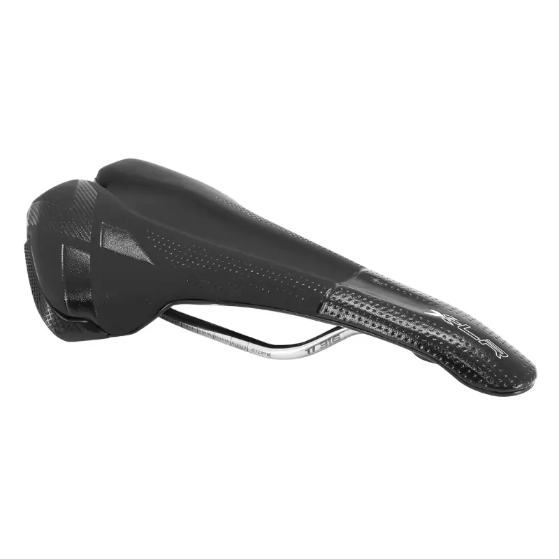 Selle route-vtt italia X-LR noir 266X145 rail titane poids 192GRS (emballage sous sachet)