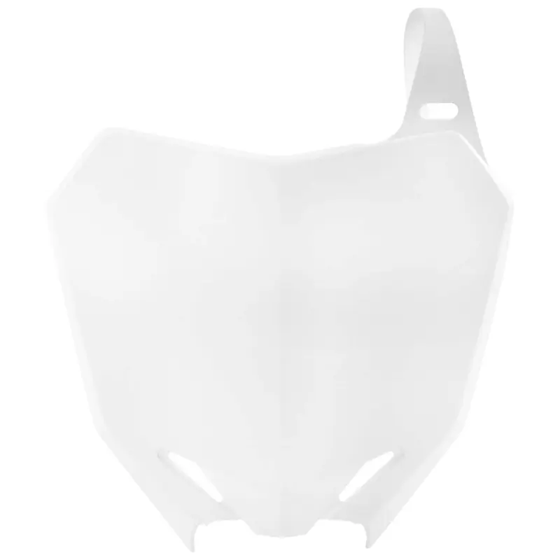 Πινακίδα αριθμού-κεφαλής τροχούς Polisport Suzuki RM-Z 250 (2010-2018) / 450 (2008-2017) λευκό — προβολή 2