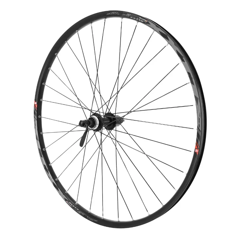 Roue VTT disque blocage 141MM 29" klixx tubeless ready arriere centerlock shimano MT200 cassette 11-10V - jante 23C 32 rayons all mountain