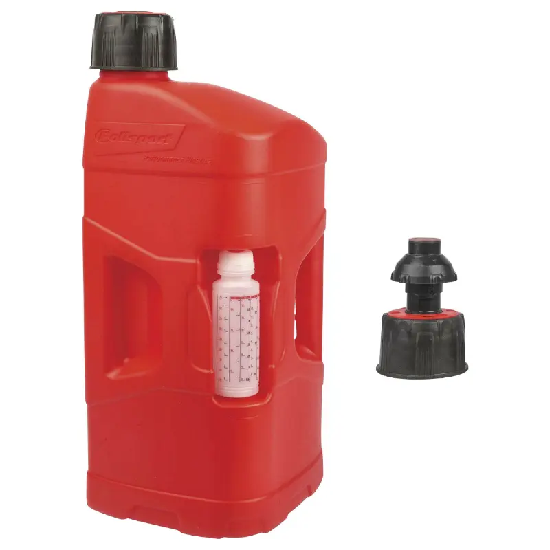 Polisport ProOctane 20 L roter Kraftstoffkanister mit Schnellfüllverschluss und 250 mL Ölmessbecher — Ansicht 3