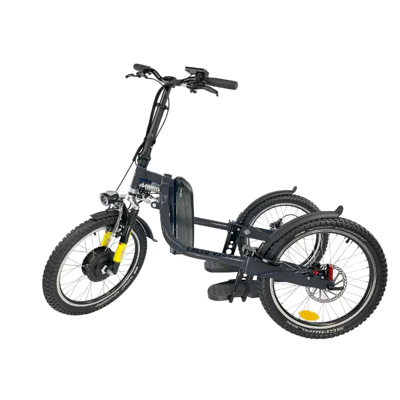 Tricycle électrique Cyclodebout VX450 gris moteur 500 W homologué NF 17128