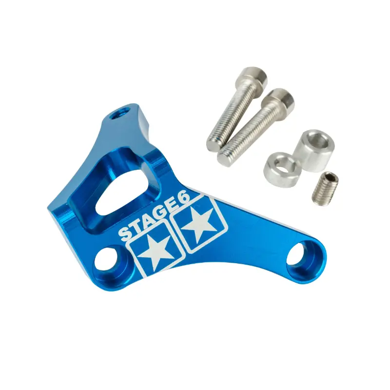 Butée biellette embrayage Stage 6 pour Minarelli 50 AM6, MBK 50 X-Power, Yamaha 50 TZR, Peugeot 50 XPS, Rieju 50 RS1, Aprilia 50 RS alu CNC bleu