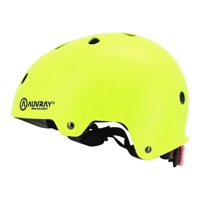Fahrradhelm für Erwachsene Auvray Urban gelb fluoreszierend mit integrierter Beleuchtung Größe 58-61 — Ansicht 5