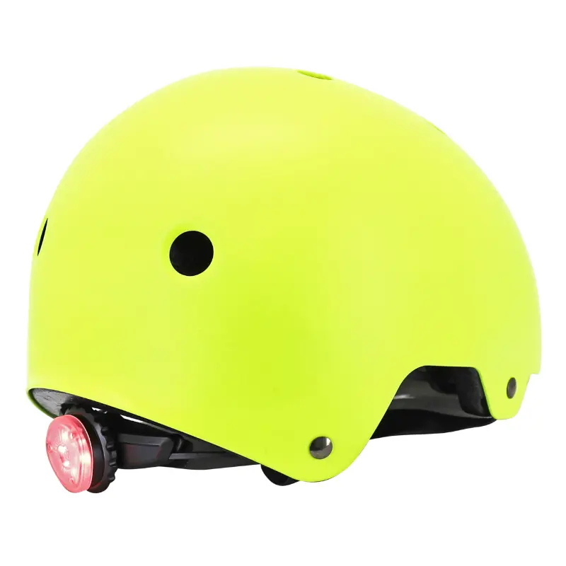 Fahrradhelm für Erwachsene Auvray Urban gelb fluoreszierend mit integrierter Beleuchtung Größe 58-61 — Ansicht 8