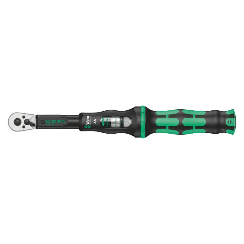 Clé dynamométrique Wera Click Torque A5 carré 1/4 2,5-25 Nm