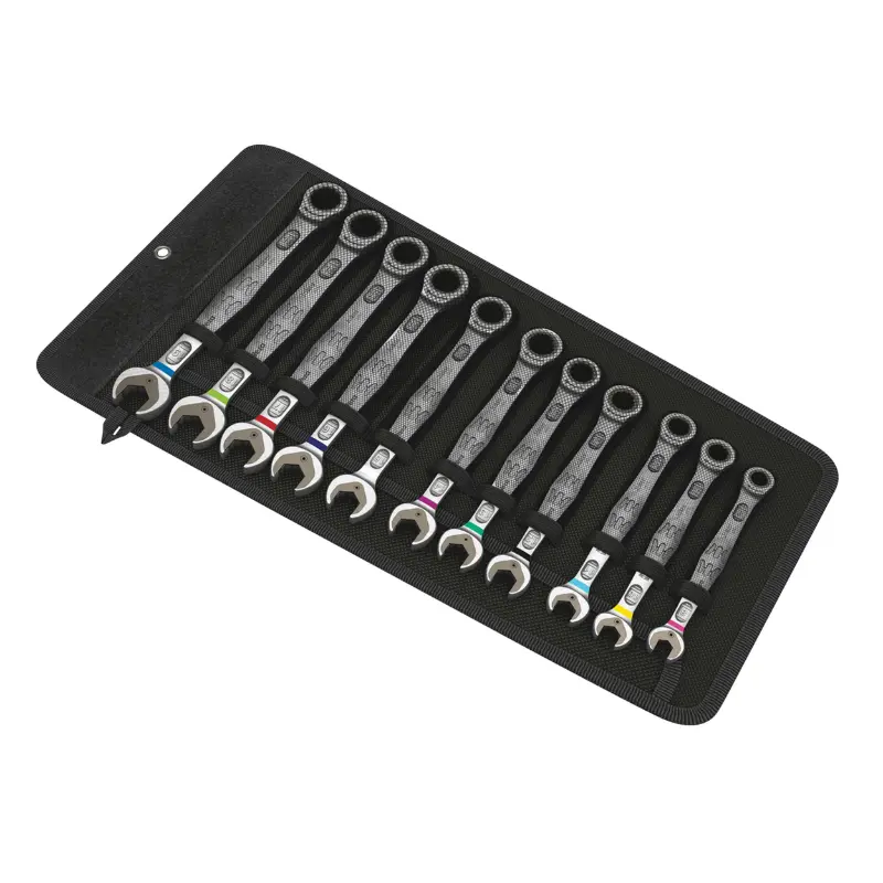 Clé mixte-plate à cliquet Wera 6000 Joker 8-19 mm chrome-molybdène (11 pièces)