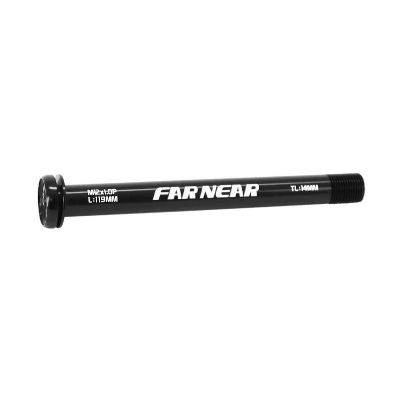 Axe traversant blocage roue avant SWITCH filetage M12 x 1.0 12 x 100 noir