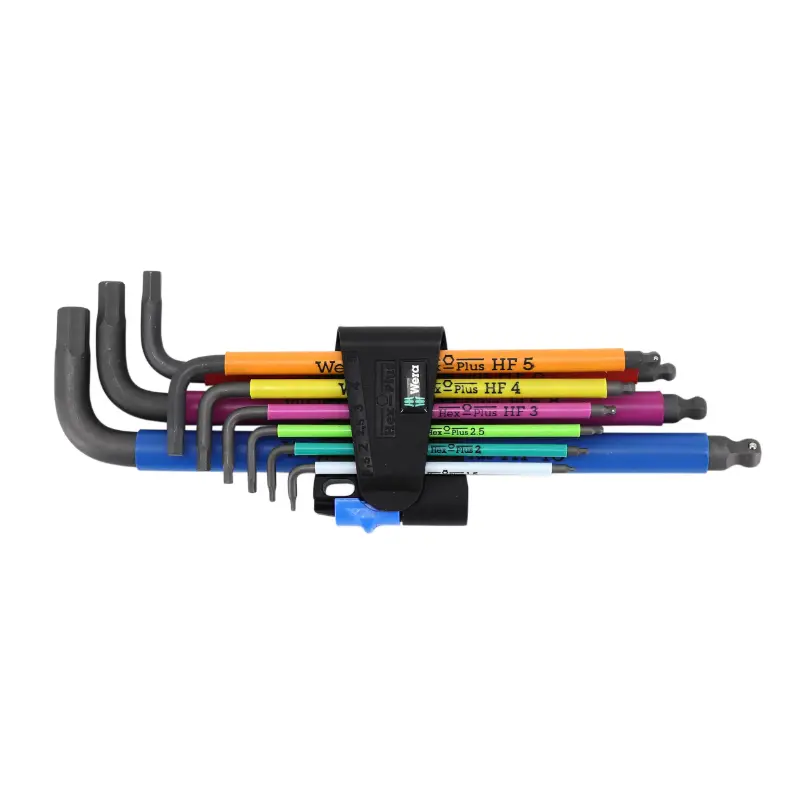 Wera 950 HF Hex Plus Blacklaser Innensechskantschlüssel-Satz 9-teilig metrisch