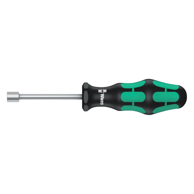 Tournevis à douille Wera 395 holo 13 mm noir-vert