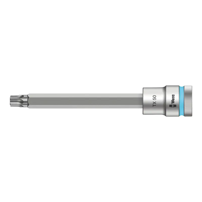 Douille Torx Wera 8767 HF Zyklop 1/2" T50 140 mm