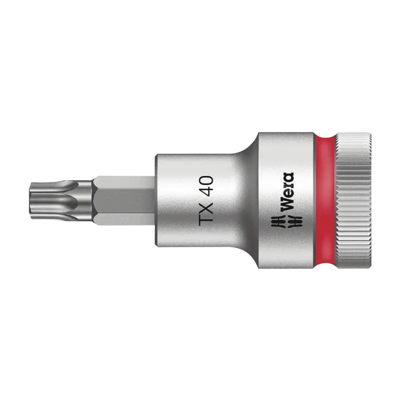 Wera 8767 HF Zyklop 1/2 T40 60 mm Torx सॉकेट