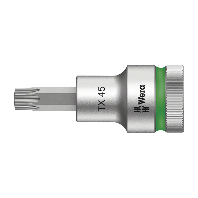 Douille Torx Wera 8767 HF Zyklop 1/2 T45 60 mm