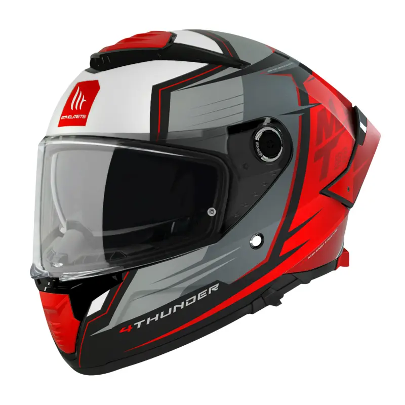 Integralhelm MT Helmets Thunder 4 SV Pental B5 grau-rot matt XS