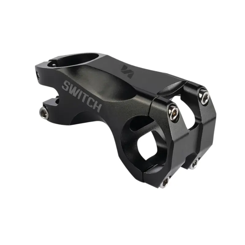 Potence VTT Switch Steep alu CNC noir cintre 31.8 mm angle -19° L100 mm