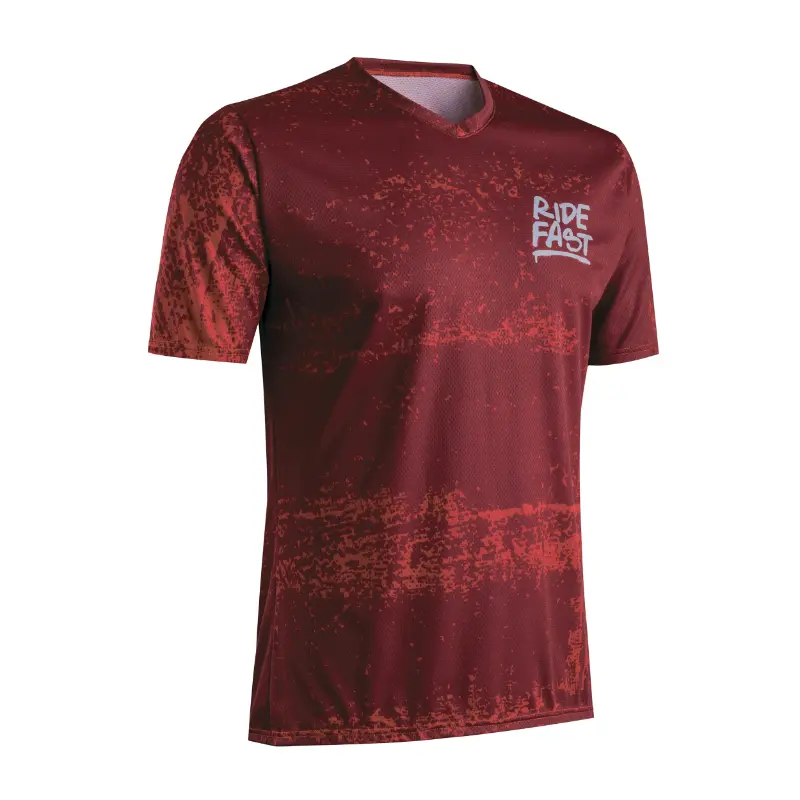 Maillot GIST VTT dirt manches courtes rouge M -5364