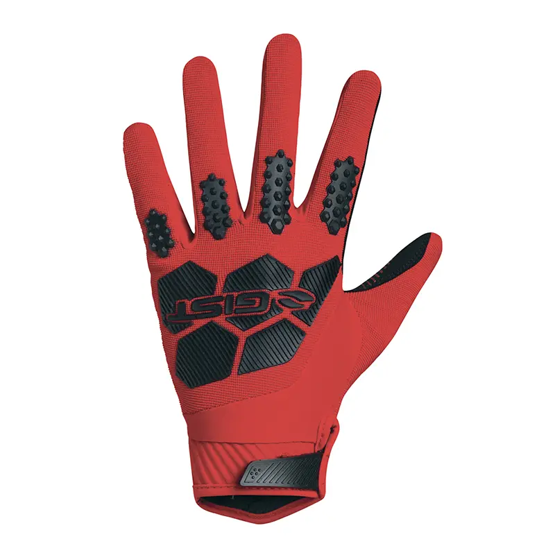 Lange MTB-Handschuhe Gist Armor rot M Touchscreen-kompatibel