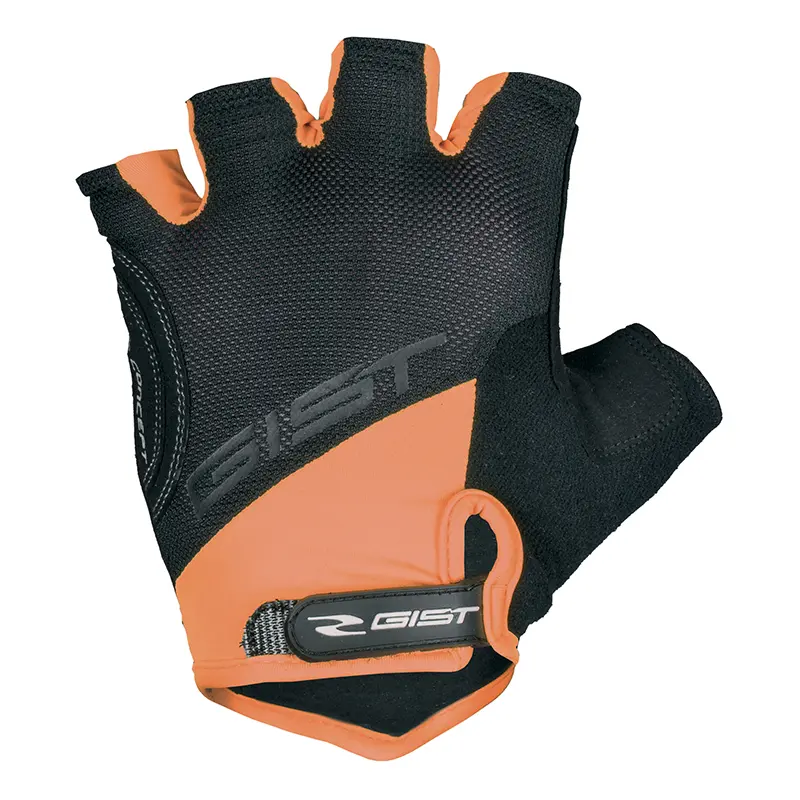 Gist D-Grip Gel kurze Fahrradhandschuhe Sommer orange fluoreszierend M