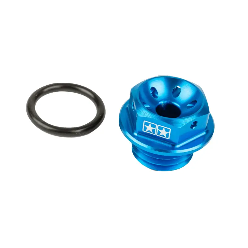Bouchon d'huile boîte Stage 6 pour Derbi 50 Senda GPR bleu