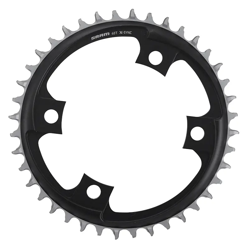 تروس أمامي طريق - غرافيل تركيب مباشر لـ Sram origine 40DTS أحادي x-sync red - force axs ألومنيوم أسود 12V.