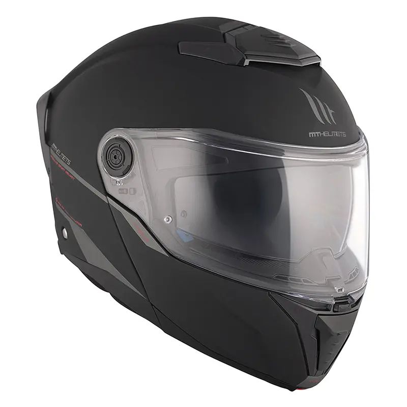 Modularhelm MT Helmets Atom 2 SV Doppelscheibe uni matt schwarz XS