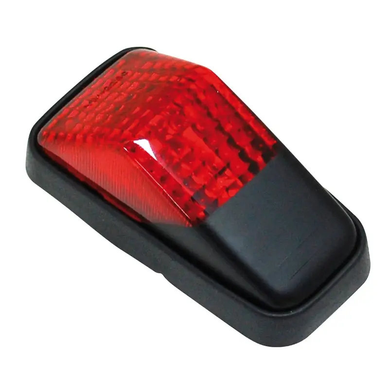 Feu arriere 50 a boite-moto type honda XR rouge-noir (l 102MM - l 54MM - h 45MM) -Replay-**