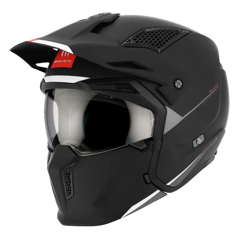 Kaciga MT Helmets Streetfighter SV crna mat M transformabilni vizir odvojiva brada