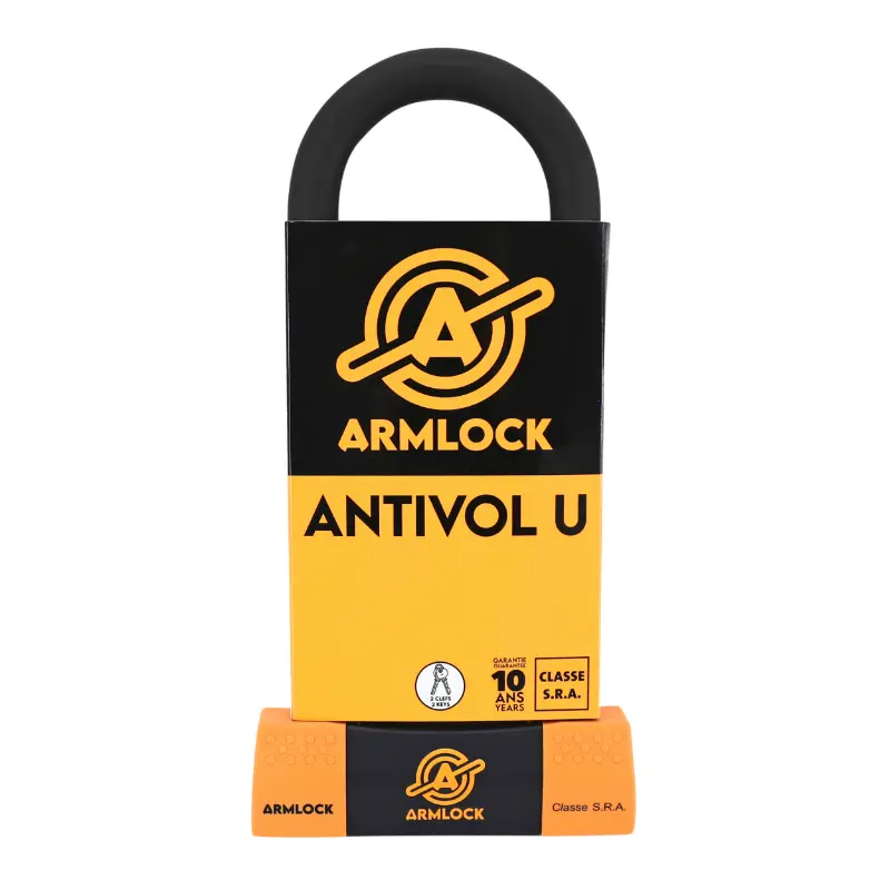 Bügelschloss Armlock CK3 schwarz-orange 85 x 250 mm (Durchm. 18 mm) Klasse SRA
