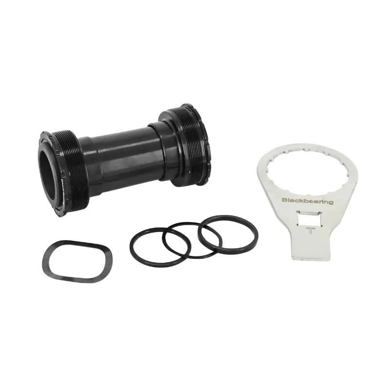 Cuvette intégrée boîtier fileté route-VTT Black Bearing roulement supérieur B5 diam 47 mm dub axe 28,99 mm (boîte 86-92 mm)