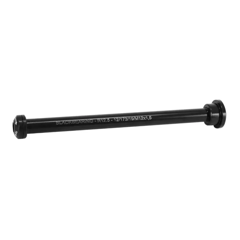محور عبور قفل العجلة الخلفية بلاك بيرينج خيط M12 × 1.5 مم أسود 173 مم — BLACK BEARING, محاور/كراسي تحميل العجلة