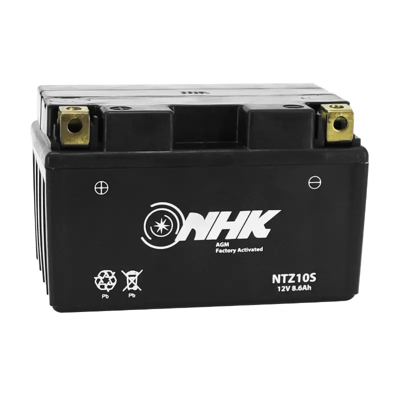 Batterie 12V 8,6 ah NTZ10S Nhk fa sans entretien prete a l'emploi (lg150xl87xh93mm) (activee en usine-fa - qualite premium - equivalent YTZ10S - sla - gel)