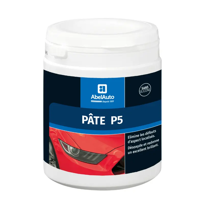 Pâte de polissage P5 carrosserie Abel Auto 1 kg - Abrasivité 70, brillance 50