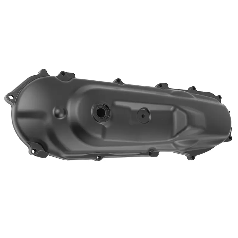 MBK 50 Booster/Rocket/NG/Stunt 및 야마하 50 BWS/Slider/Spy/Bump용 P2R 무광 블랙 변속기 커버 — 3번째 뷰