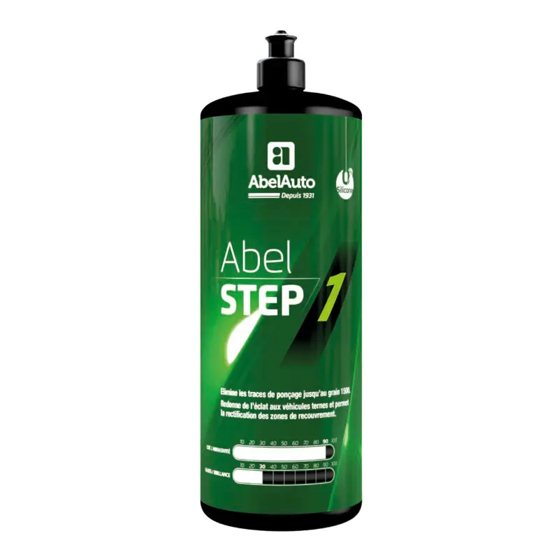Lustrant carrosserie Abel Auto step 1 1L abrasivité 90 brillance 30