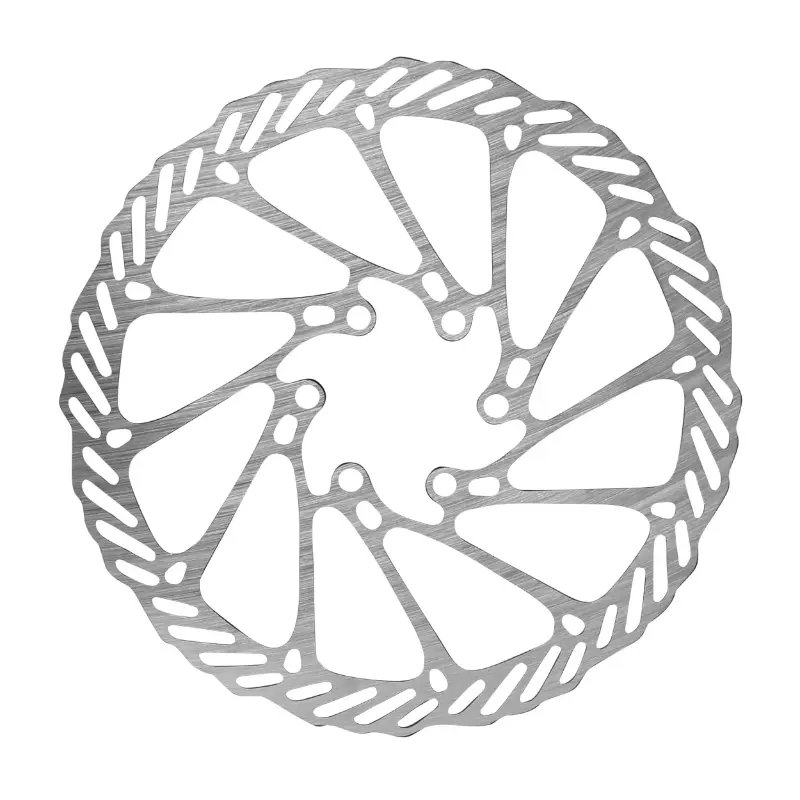 Disque de frein trottinette 160 mm 6 trous argent Waves