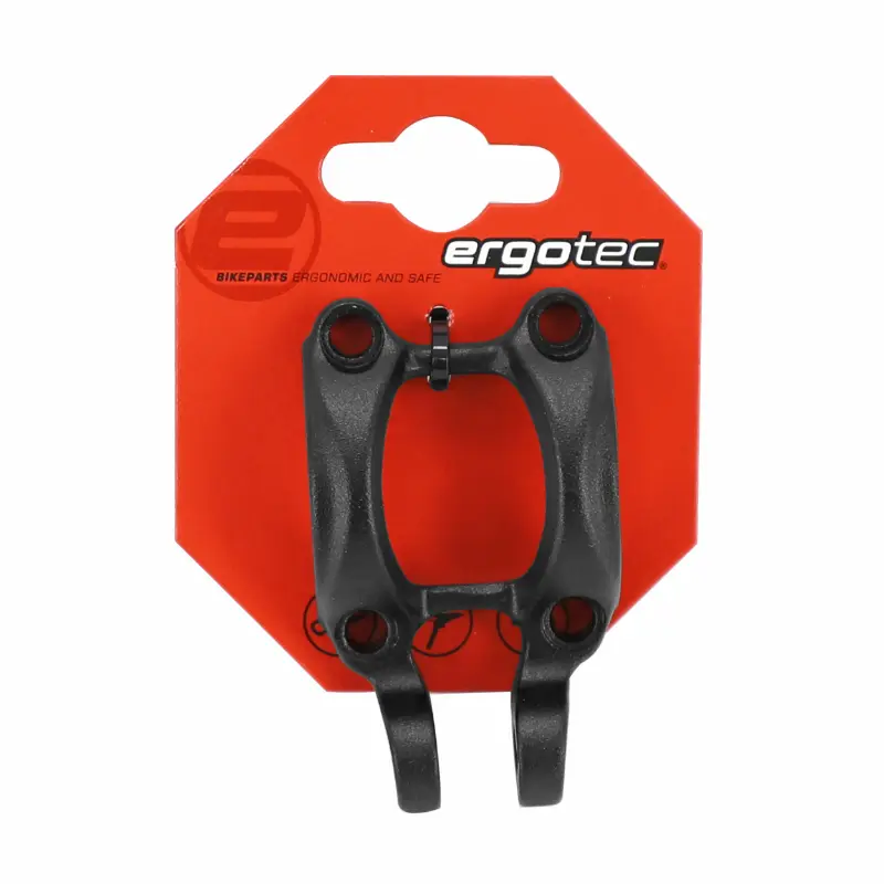 Capot de potence Ergotec 31.8 noir avec support Octopus Shark
