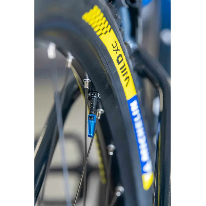 Uzáver ventila Presta Michelin zlatý - Pár — pohľad 4