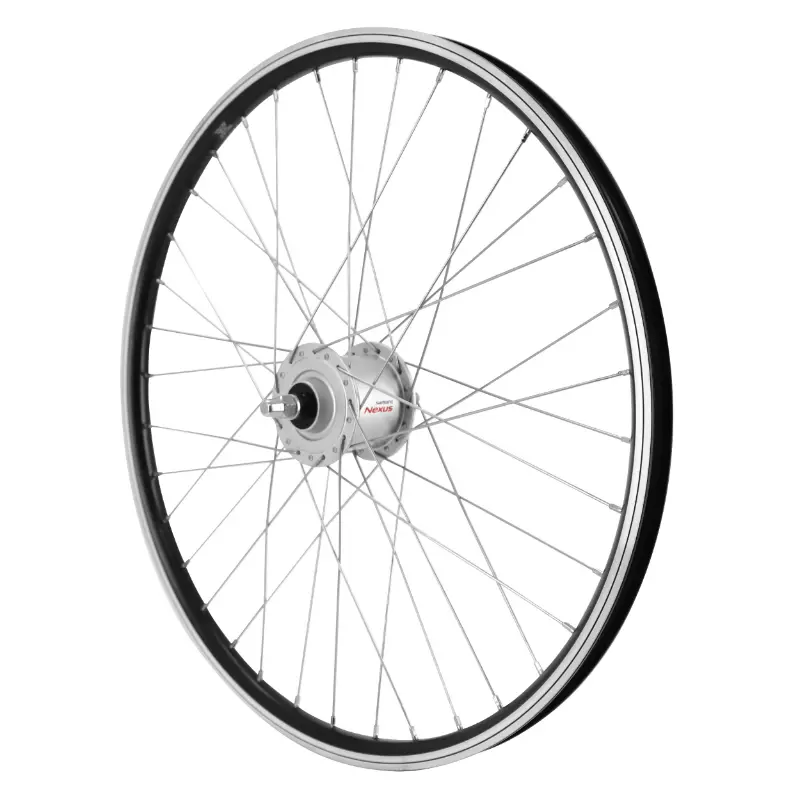 Roue VTT 24" ER10 avant noir moyeu Shimano Dynamo DH-C3000 6V-3W jante 19C VELOX
