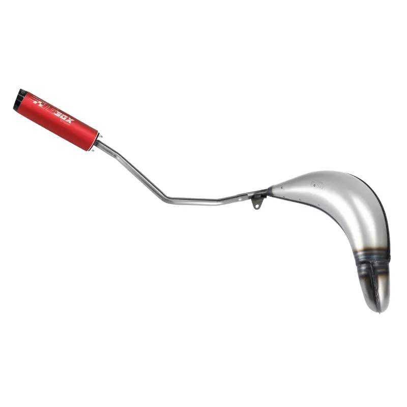 Silencieux Tecnigas e-nox evo 2 acier pour Rieju 50 MRT passage à droite aluminium rouge