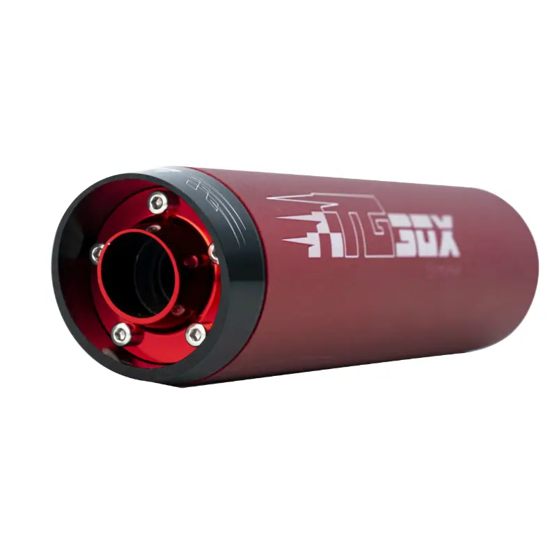 Silencieux Tecnigas e-nox evo 2 acier rouge Sherco 50 SM-R, SE-R Euro 4, 5 passage à droite — vue 2