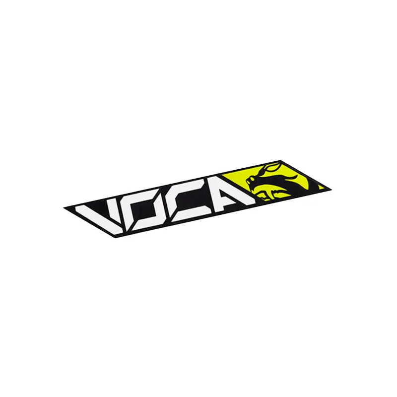 Autocollant Voca Racing 110x20 mm Jaune